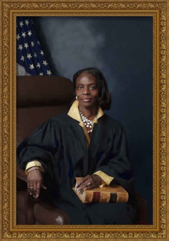 The Honorable Judge Yates  42 x 28  Oil on Canvas